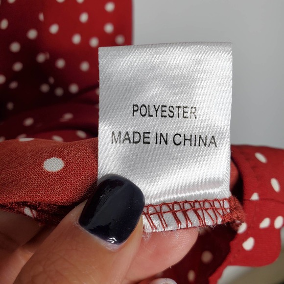 Princess Polly Red Polka Dot Mini Dress - Picture 6 of 7